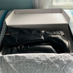 Alfani black dress boots